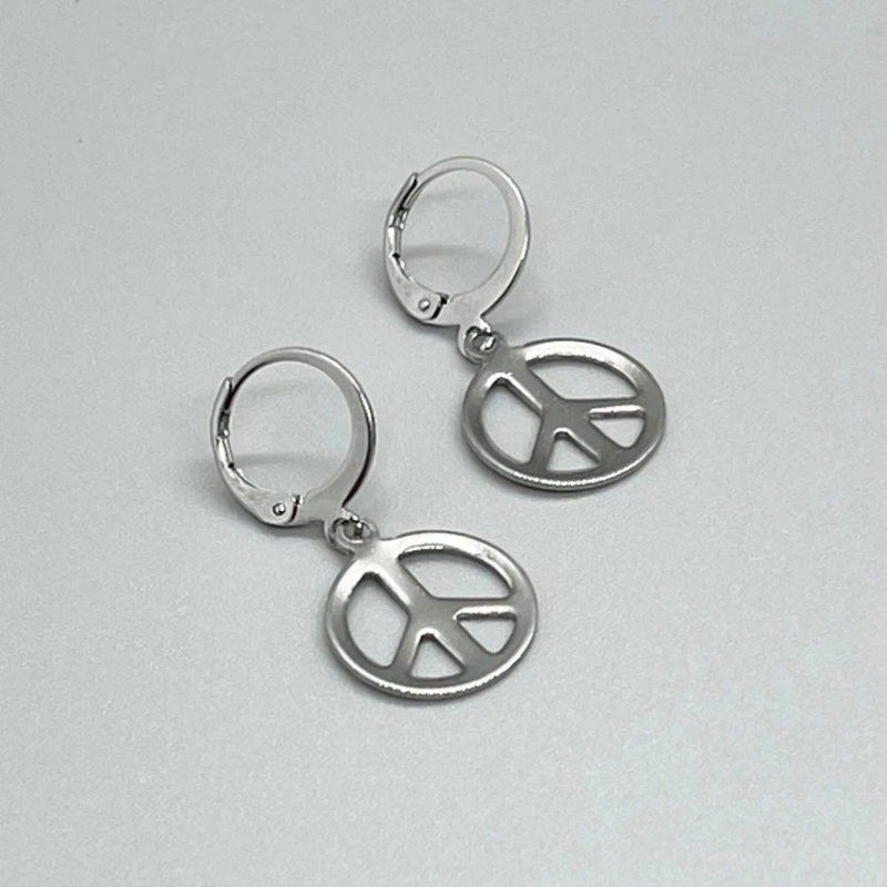 Серьги с рычагом PEACE SIGN из – обзор и цена Go Ethnic Fashion