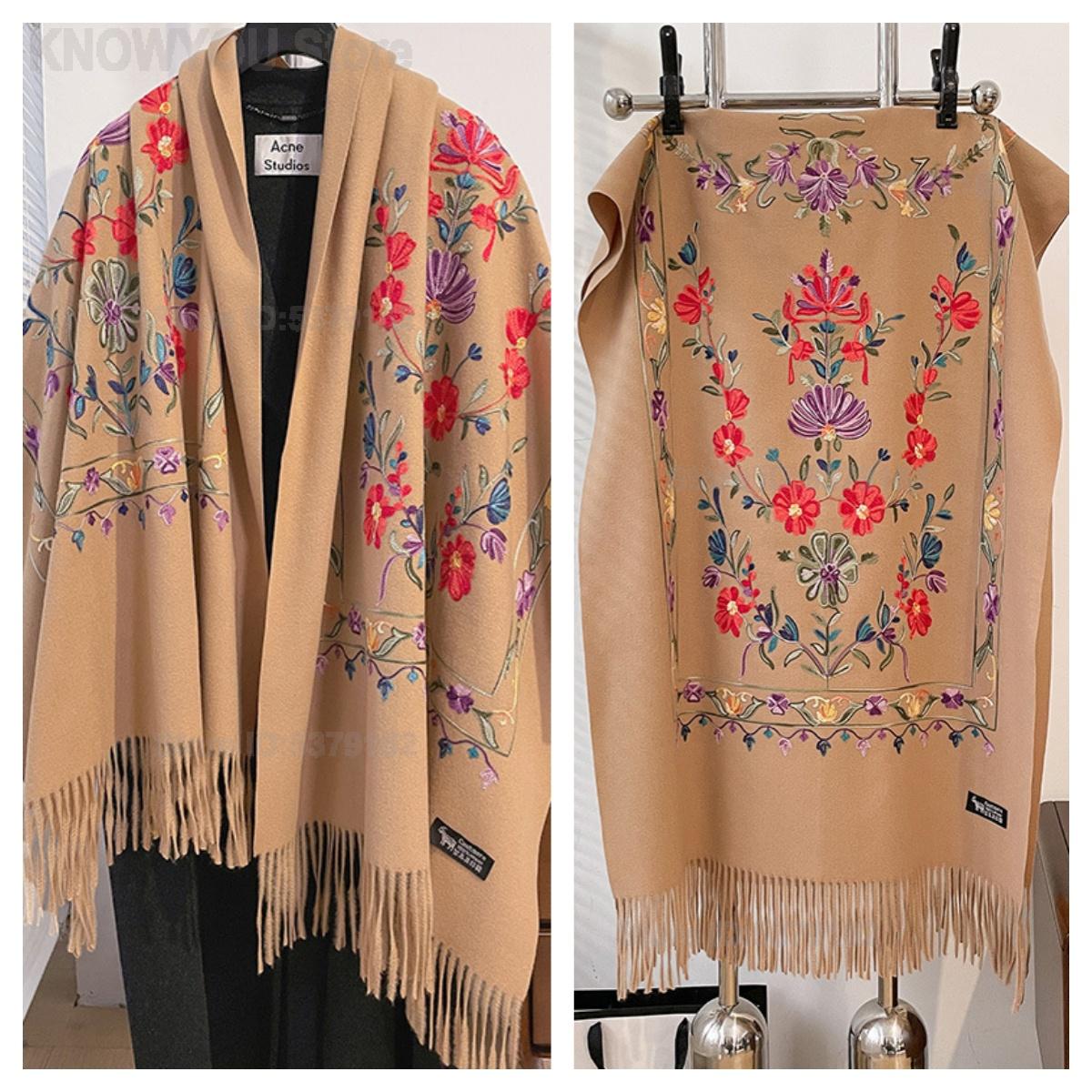 Женская ретро-шаль с цветочной – обзор и цена Go Ethnic Fashion