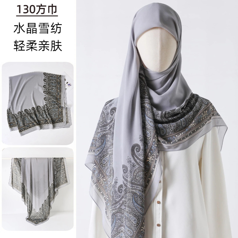 Большой квадратный шарф с прин – обзор и цена Go Ethnic Fashion